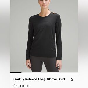 Lululemon Relaxed Fit Tech long sleeve